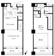 パークアクシス南麻布 204 間取り図