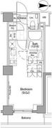 ザ・パークハビオ新宿 220 間取り図