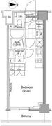 ザ・パークハビオ新宿 419 間取り図