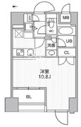 東神田テラスレジデンス 808 間取り図