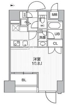 東神田テラスレジデンス 808 間取り図
