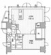 東神田テラスレジデンス 901 間取り図