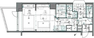 HF八丁堀レジデンス2 904 間取り図