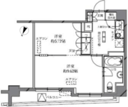 HF八丁堀レジデンス2 1305 間取り図