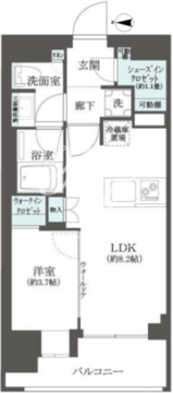 リビオレゾン内神田 901 間取り図