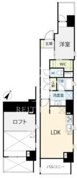 ソレア 302 間取り図