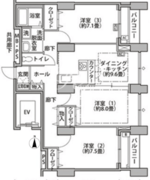 東雲キャナルコートCODAN 14-1309 間取り図