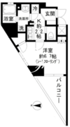 グランド三軒茶屋ウエスト 506 間取り図