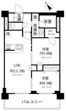 Nステージ赤羽志茂 703 間取り図