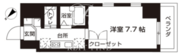 ローズウッド・ハイツ門前仲町 1107 間取り図
