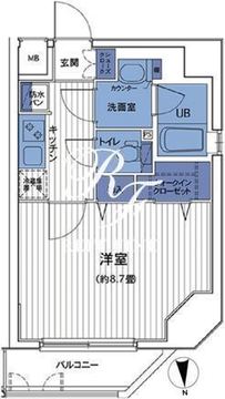 HF三田レジデンス2 201 間取り図