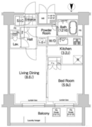 コンフォリア春日富坂 906 間取り図