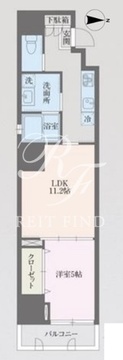 オーキッドレジデンス秋葉原 1101 間取り図