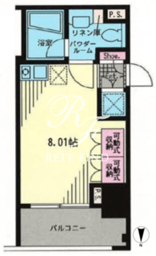 プライムアーバン学芸大学2 805 間取り図