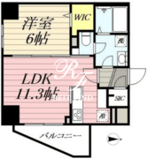 グランパセオ浅草 1103 間取り図