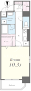 メグリオ住吉 301 間取り図 ?>
