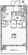アーデン麻布十番 603 間取り図