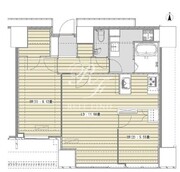 ホワイトタワー浜松町 2305 間取り図