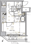 ベルシード門前仲町2 401 間取り図