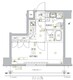 ベルシード門前仲町2 603 間取り図