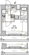 ベルシード門前仲町2 304 間取り図