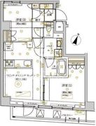 ドムススタイル武蔵小山 201 間取り図
