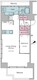 レジディア品川 1003 間取り図