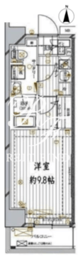 レガリス錦糸町 703 間取り図