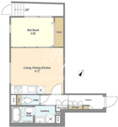 アスティーレ原宿 101 間取り図