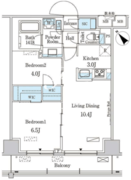 パークアクシス赤羽南 903 間取り図