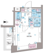 ガリシア新宿ノース2 1004 間取り図