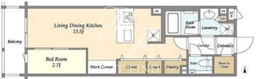 コンフォリア北沢 311 間取り図