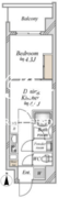 ドゥーエ両国3 1104 間取り図 ?>