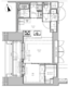 アジールコート大森西 804 間取り図