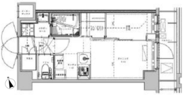 アジールコート大森西 502 間取り図