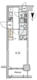 アスール菊川 603 間取り図