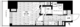 グランドコンシェルジュ六本木 1205 間取り図