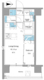ルフォンプログレ蔵前ナチュール 301 間取り図