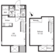 パセオ神楽坂 101 間取り図