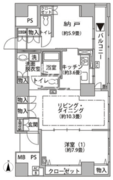 東雲キャナルコートCODAN 20-507 間取り図