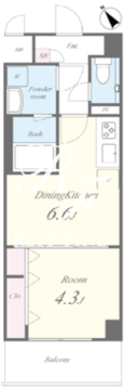 シエル豊島 304 間取り図