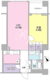 フォレストタウン参宮橋 406 間取り図