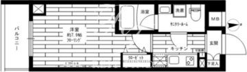 グランドコンシェルジュ亀戸 603 間取り図