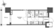 リーブルグラント西新宿 E-205 間取り図