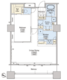 レジディアタワー上池袋 TW-1812 間取り図