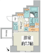 クレストコート文京湯島 201 間取り図