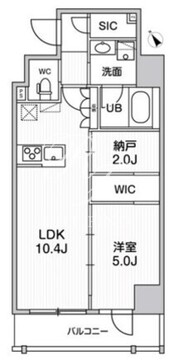 ステージグランデ日本橋人形町 307 間取り図