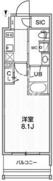 ステージグランデ日本橋人形町 1001 間取り図