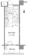 パークアクシス住吉 704 間取り図