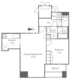 ウエストパークタワー池袋 1910 間取り図